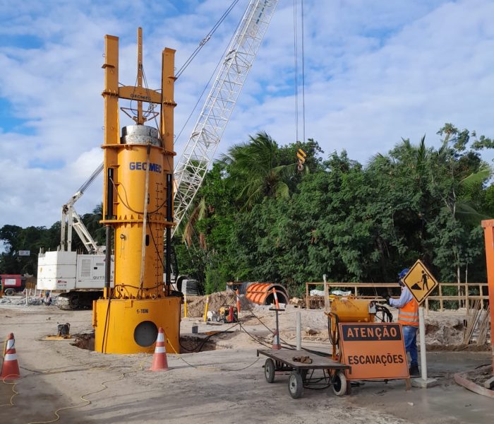 Ponte sobre complexo viário