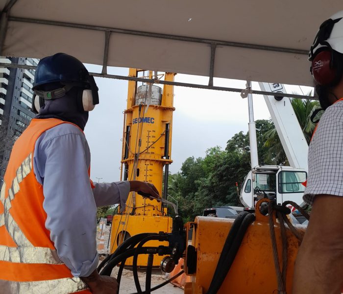 Ponte sobre complexo viário
